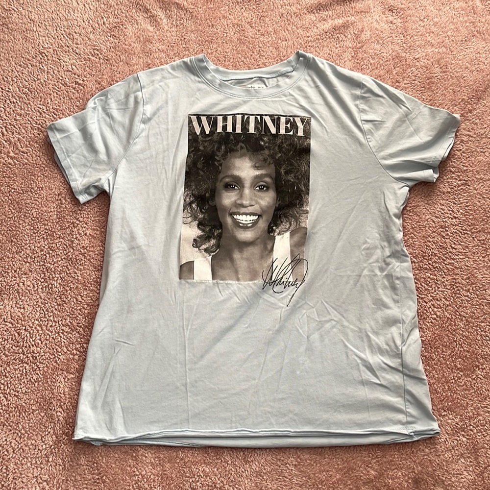 whitney houston t-shirt